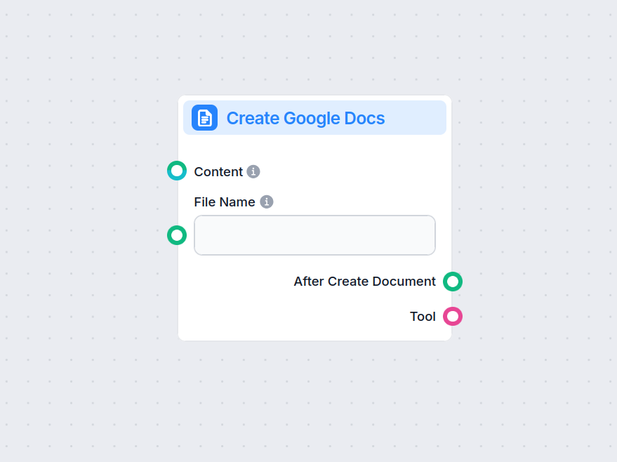 Crea Google Docs
