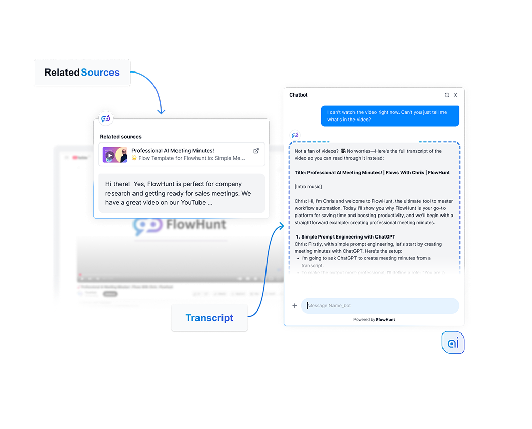 Chatbot bereichert Antworten durch Quellverweise
